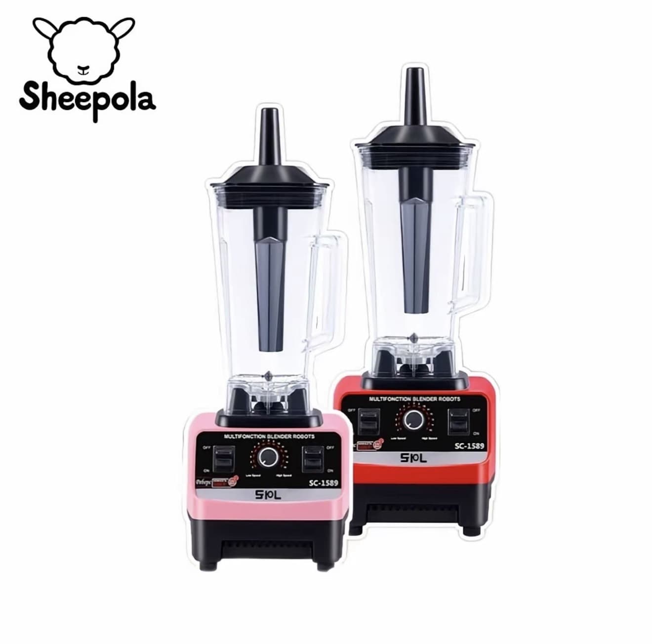 แบรนด์ดังลดแรง Mall SHEEPOLA เครื่องปั่นผลไม้ 2L เครื่อง ปั่นน้ำแข็ง 4500W เครื่องทำน้ำปั่น น้ำสมูทตี้ เครื่อง ปั่นไฟฟ้า Sheepolamall (รับ 22,200 แต้ม)
