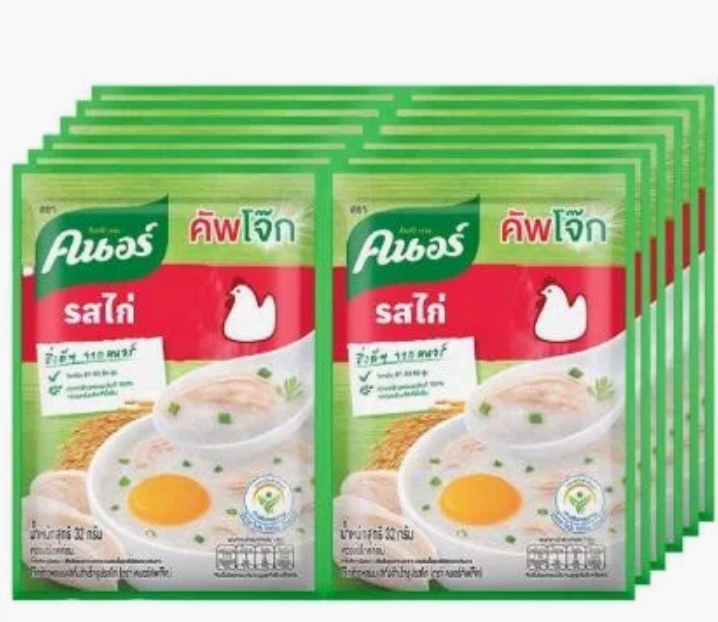 โจ๊กซอง 25-30กรัม โจ๊กซอง 10บ. แพค 12ซอง](รับ9,700แต้ม)