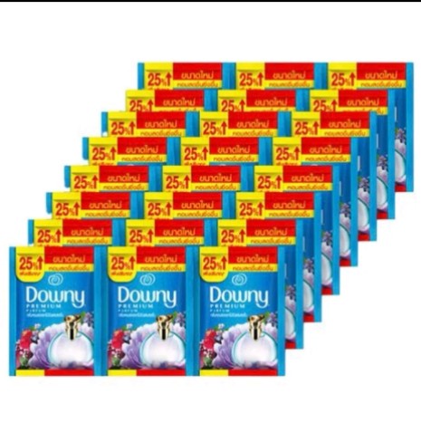 น้ำยาปรับผ้านุ่มดาวน์นี่ี่ สีฟ้าขวดน้ำหอม(24ซองเล็ก)(รับ9,250แต้ม)