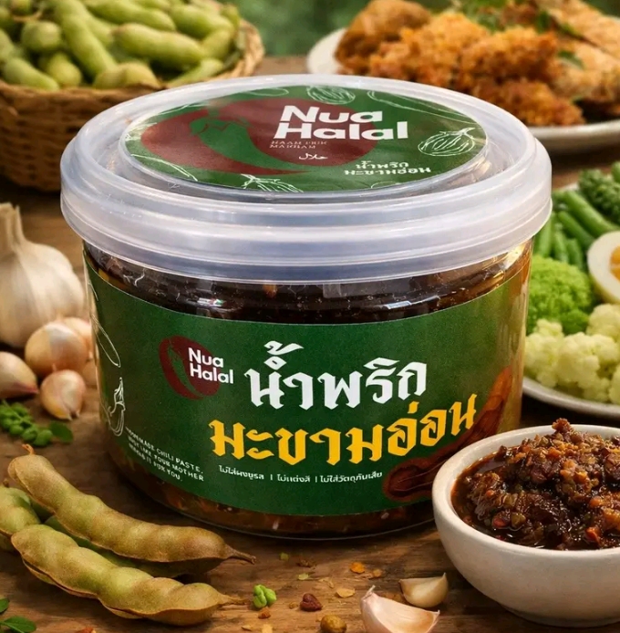 น้ำพริกมะขามอ่อน เผ็ดกำลังดี(รับ7,700แต้ม)
