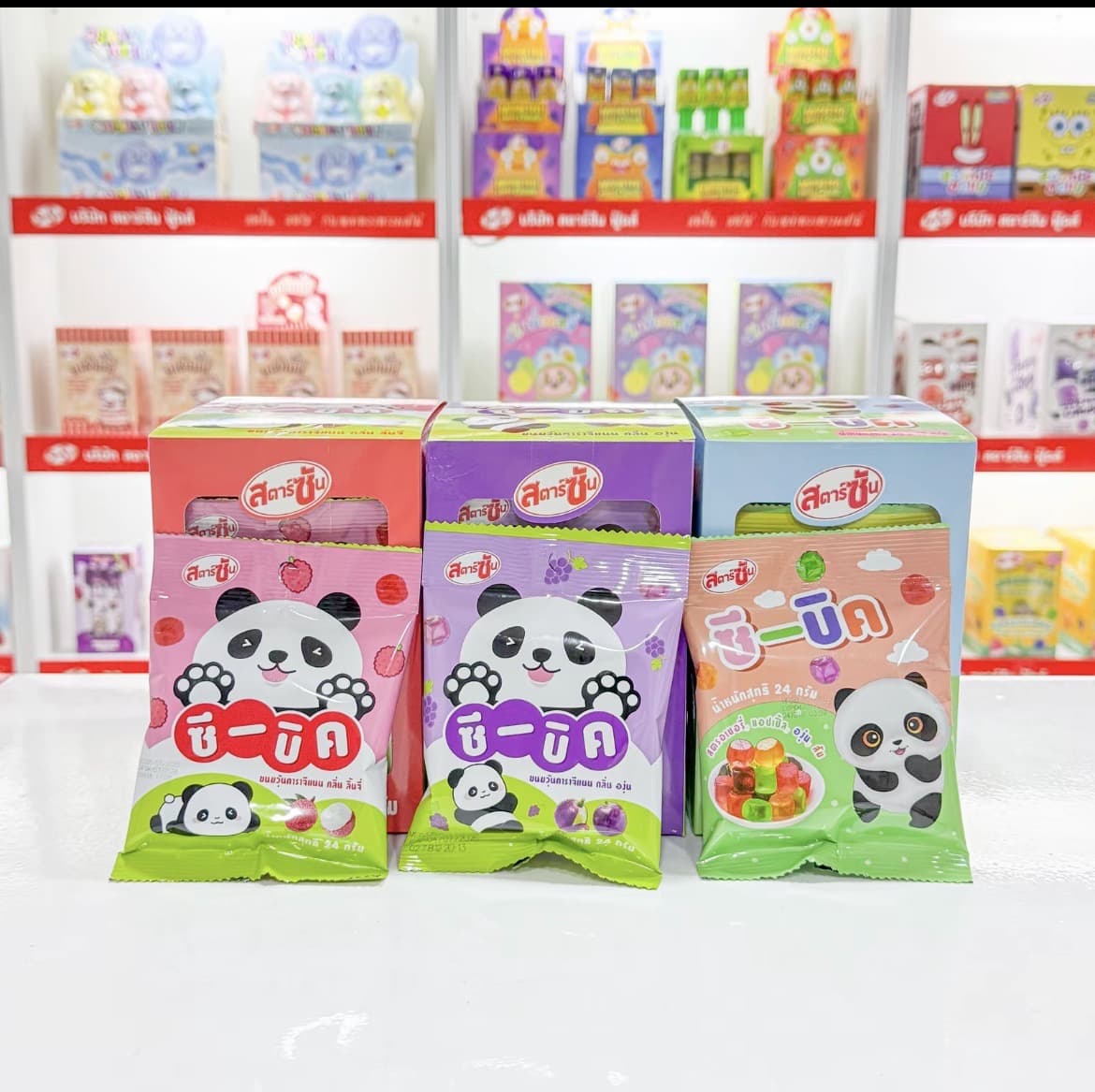 Panda ซี-บิค 1 กล่อง 12 ซอง เยลลี่หนึบ (รับ9,700 แต้ม)