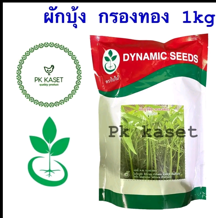 เมล็ดผักบุ้งกรองทอง 1 กิโลกรัมตราใบไม้(รับ 12,750 แต้ม)