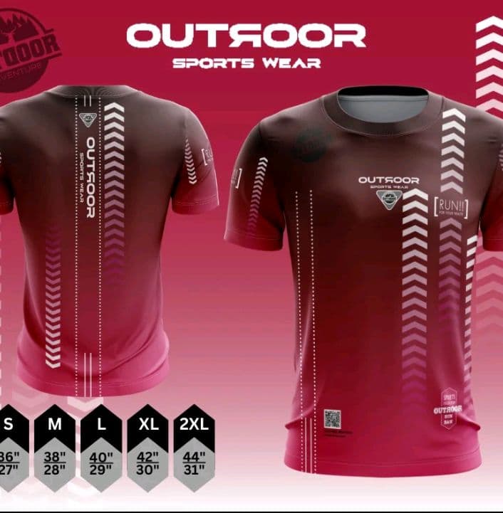 เสื้อกีฬาพิมพ์ลาย ผ้าโปร่ง ใส่สบาย คุณภาพดี (รับ7,200แต้ม)