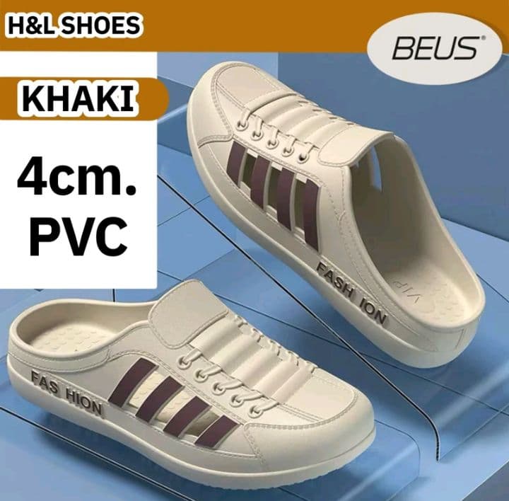 สีกากี BEUS-999 รองเท้าแตะสำหรับผู้ชาย สไตล์ใหม่2026 ระบายอากาศกันลื่นติดนิ้วเท้า สไตล์เกาหลี ปกป้องสลิฟออนรองเท้าแตะ รองเท้าอินเทรนด์ (รับ11,200แต้ม)