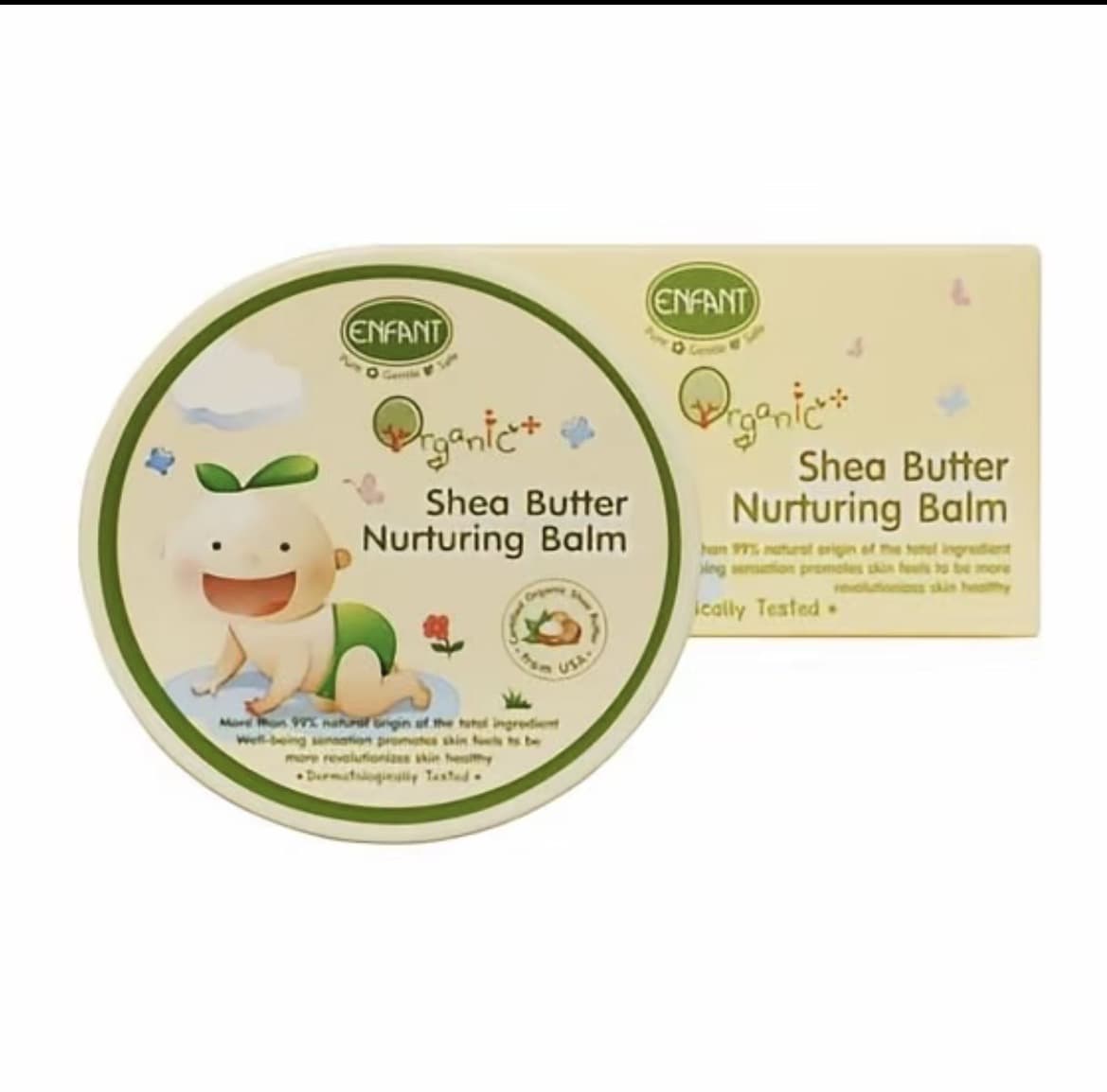  Enfant (อองฟองต์) Organic Plus Shea Butter Nurturing Balm เชียบัตเตอร์แนรทูริ่ง บาล์ม ใช้ได้ตั้งแต่แรกเกิด 30g.(รับ13,200 แต้ม)