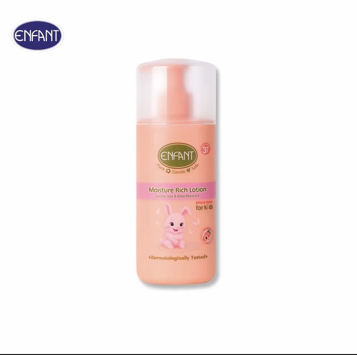  ENFANT (อองฟองต์) Mild & Shine Moisture Rich Lotion โลชั่นบำรุงผิว กลิ่นเพียวพีชชี่ สำหรับเด็ก 3 ปีขึ้นไป 250ml.(รับ13,700แต้ม)