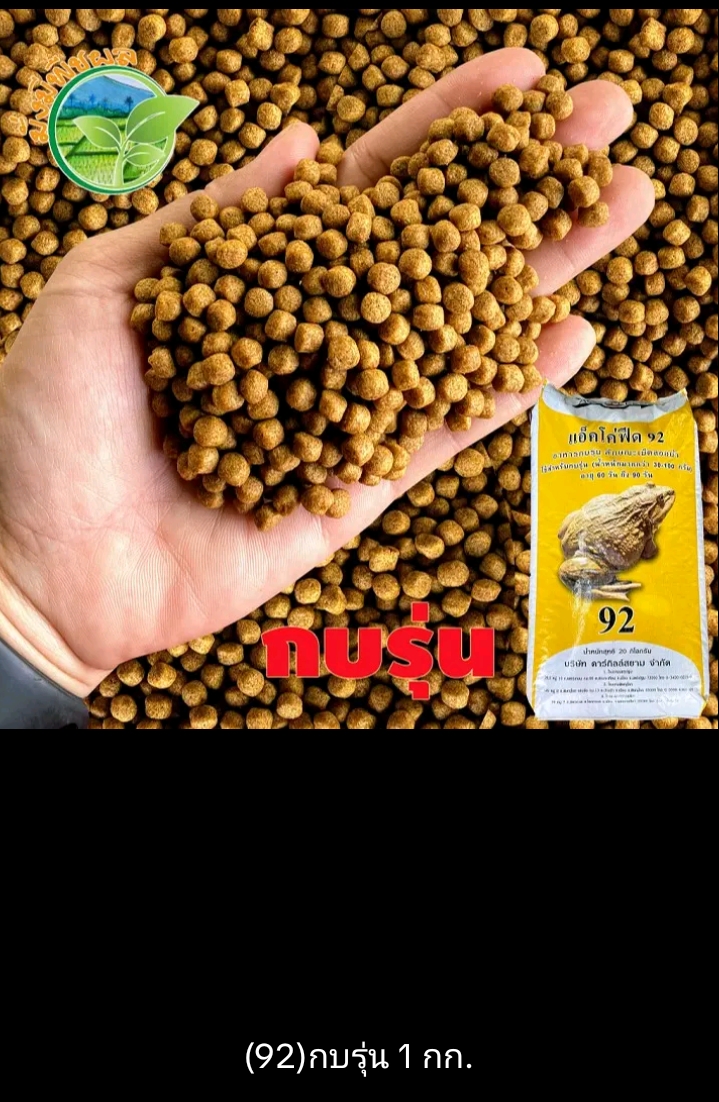 แอ๊คโค่ฟีด อาหารกบ 92กบรุ่น1กก.(รับ7700แต้ม)