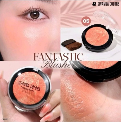 DU-105 บลัชออนสิวันนา(เบอร์05) สีสวยๆๆ ซีเวนน่า คัลเลอร์ส แฟนทาสติค บลัชเชอร์ บลัชออนตกแต่งแก้มให้ดูสดใส เนื้อคุกกี้อัดแข็ง ชิมเมอร์แน่น ปัดทีเดียวอยู่ มาพร้อมแปรงปัดและกระจกในตลับ จิ๊บว๊บๆๆ ใช้ได้ทั้งตาและแก้ม คุ้มมากๆๆจ้า ตลับเล็กระทัดรัดพกพาง่ายสะดวกมีครบในตลับเดียวจ้า มีถึง 12 เฉดสีให้เลือก(รับ7200แต้ม)