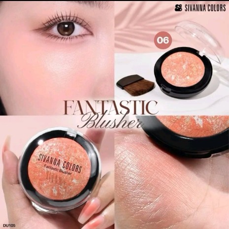 DU-105 บลัชออนสิวันนา(เบอร์06แต้ม) สีสวยๆๆ ซีเวนน่า คัลเลอร์ส แฟนทาสติค บลัชเชอร์ บลัชออนตกแต่งแก้มให้ดูสดใส เนื้อคุกกี้อัดแข็ง ชิมเมอร์แน่น ปัดทีเดียวอยู่ มาพร้อมแปรงปัดและกระจกในตลับ จิ๊บว๊บๆๆ ใช้ได้ทั้งตาและแก้ม คุ้มมากๆๆจ้า ตลับเล็กระทัดรัดพกพาง่ายสะดวกมีครบในตลับเดียวจ้า มีถึง 12 เฉดสีให้เลือก(รับ7200แต้ม)