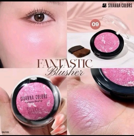 DU-105 บลัชออนสิวันนา(เบอร์09) สีสวยๆๆ ซีเวนน่า คัลเลอร์ส แฟนทาสติค บลัชเชอร์ บลัชออนตกแต่งแก้มให้ดูสดใส เนื้อคุกกี้อัดแข็ง ชิมเมอร์แน่น ปัดทีเดียวอยู่ มาพร้อมแปรงปัดและกระจกในตลับ จิ๊บว๊บๆๆ ใช้ได้ทั้งตาและแก้ม คุ้มมากๆๆจ้า ตลับเล็กระทัดรัดพกพาง่ายสะดวกมีครบในตลับเดียวจ้า มีถึง 12 เฉดสีให้เลือก(รับ7200แต้ม)