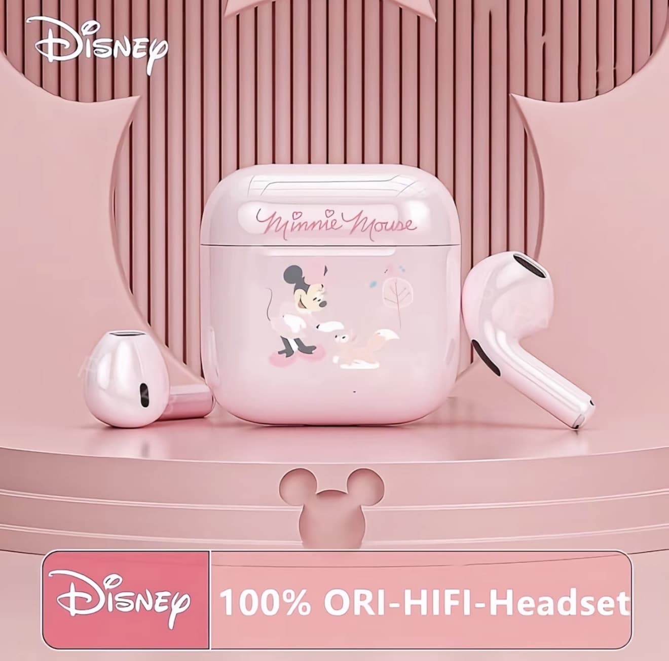 Disney F11 หูฟังบลูทูธไร้สาย สไตล์ล่าสุดในปี 2025หู ฟังไร้สายพร้อมไมโครโฟน ลดเสียงรบกวน หูฟัง bluetooth ไร้สาย ของแท้100% หูฟัง หมี่พูห์ สีสัน สวยงาม (รับ 7,950 แต้ม)