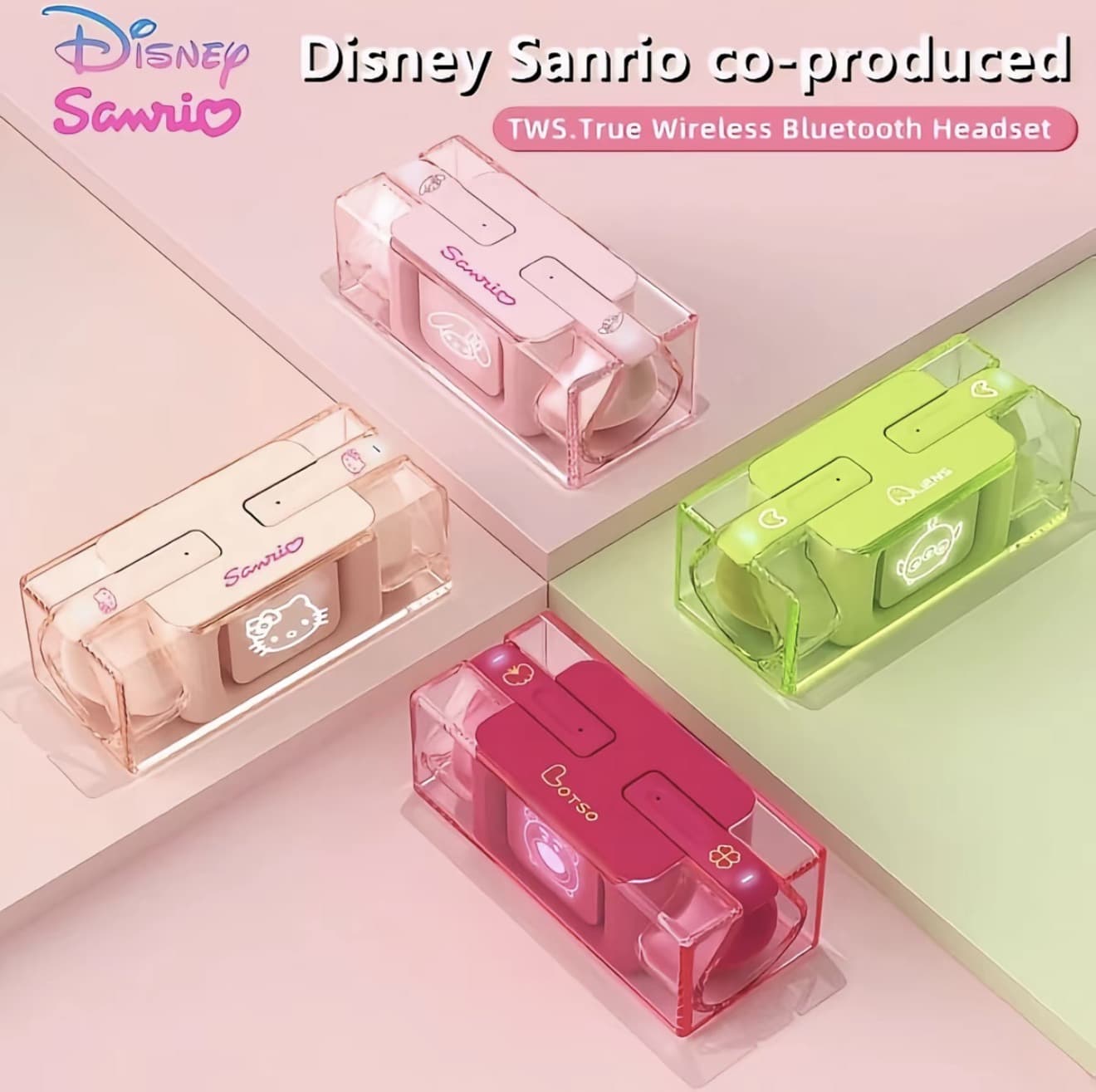 Sanrio 503 หูพงบลูทูธ หูฟังเรสาย บลูทธ 5.3 น่ารัก เมโคร เฟนชดหฟังไร้สายไหมดค่ที่จะเล่นเกมล์ (รับ 12,950 แต้ม)