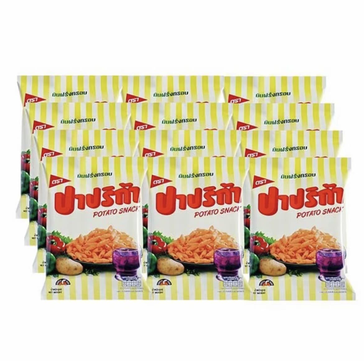 ขนมปาริก้า ยกแพ็ค 12 ห่อ (รับ7,700แต้ม)