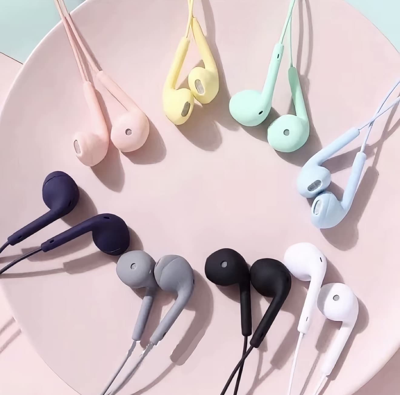 หูฟังแมคารอง แบบมีสาย 35 มม หูฟังสีสันสดใส ลด เสียงรบกวน คุณภาพเสียง Hifi สไตล์การ์ตูน (รับ 3,950 แต้ม)