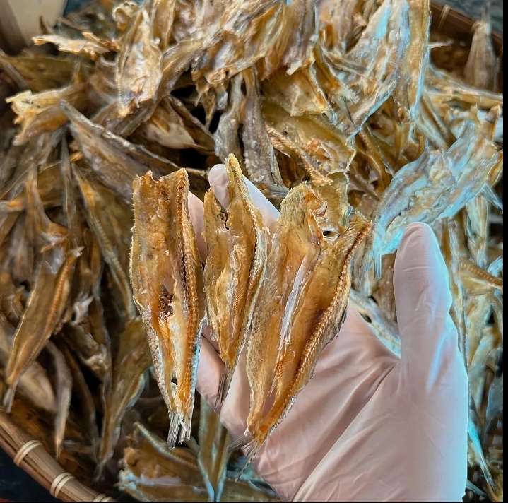ปลาช่อนทะเลไซส์จิ๋ว เกรดเอแห้งสนิทอร่อยทอดกรอบ1000กรัม(รับ29,450แต้ม)