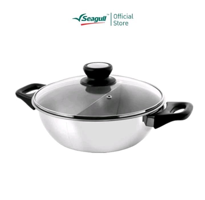 Seagull หม้อชาบู 26 ซม. (2ช่อง) (รับ37,200แต้ม)
