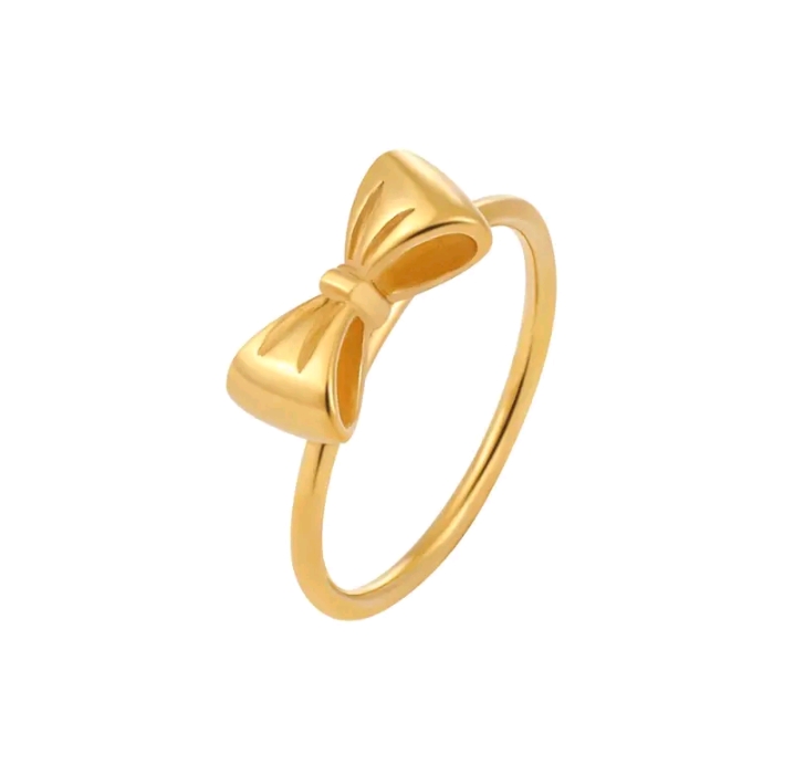 Mala แหวนเหล็กไททาเนี่ยมทอง18k แหวนแฟชั่น(รับ7200แต้ม)