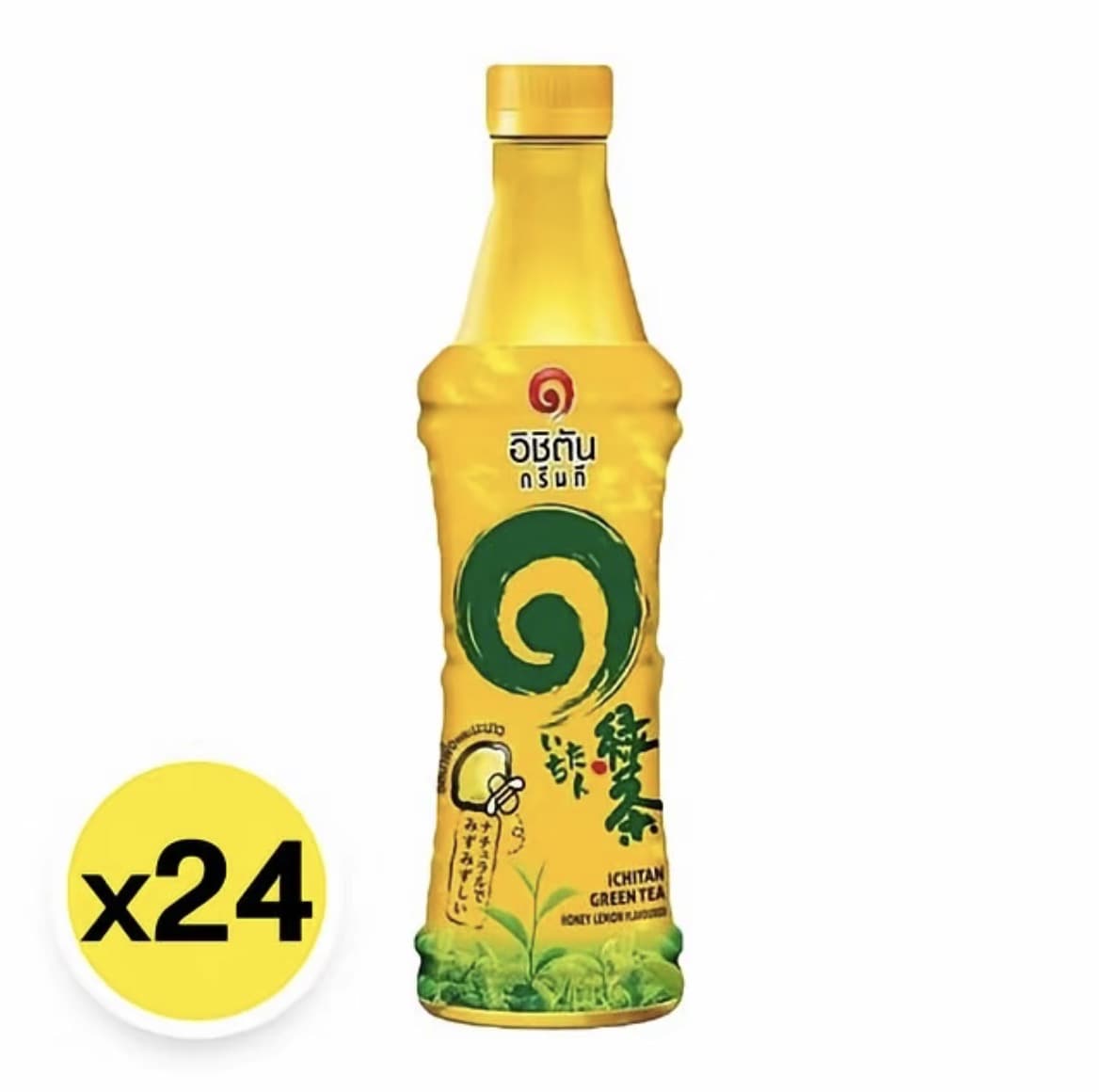 ชาเขียวอิชิตัน กรีนที ขวด 280 ML. (ยก ลัง 24 ขวด)/น้ำผึ้งผสมมะนาว(รับ16,700แต้ม)