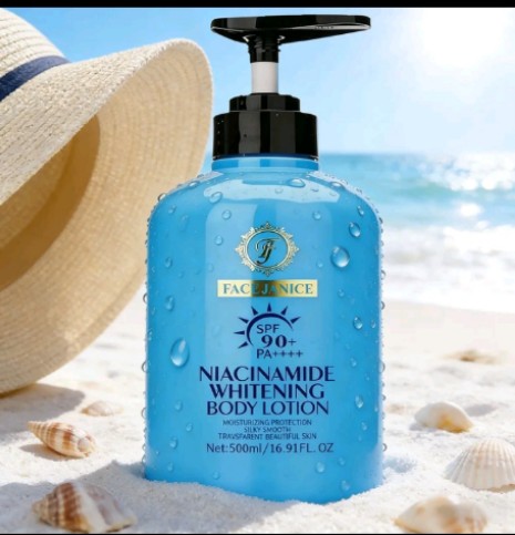 FJ โลชั่นทาตัวกันแดด SPF90+ PA++++ ผิวขาวกระจ่างใส ชุ่มชื้นยาวนาน500ml.(รับ9200แต้ม)