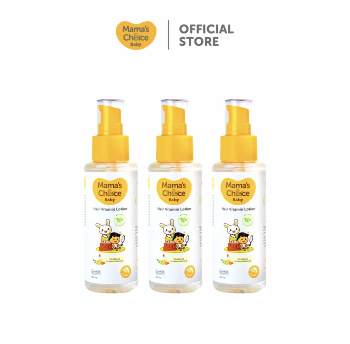 โลชั่นบำรุงผม วิตามินบำรุงผมเด็ก3ชิ้น | Baby Hair Vitamin Lotion(รับ33,700 แต้ม)