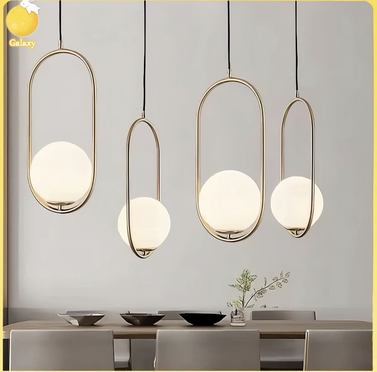 ข้างเตียงในห้องนอน โคมไฟระย้า ความหรูหราแบบนอร์ดิก โคมไฟห้อย E27 LED โคมไฟ โคมไฟเพดานไฟเพดาน ไฟแต่งห้อง Ceiling Lights (รับ 40,700 แต้ม)