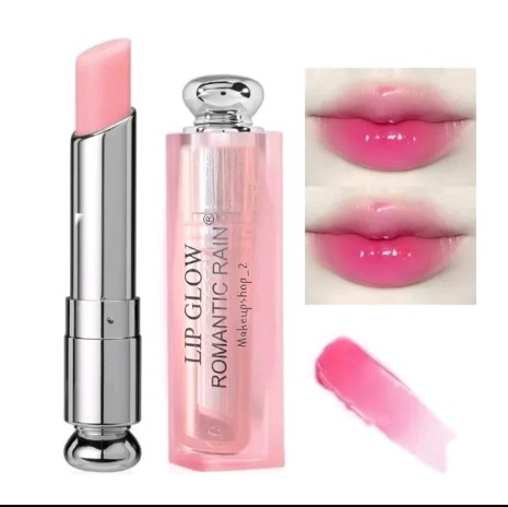 AM BEAUTY LAB สูตรกุหลาบ ลิปปบาล์ม ลิปGlow Romantic Rain Professional Makeup Glow Lip Balm Romantic Rain Professional Makeup Glow Lip Balm ลิ ปบาล์มบำรุงปาก ฉ่ำวาว สีชมพูอ่อน สีน่ารักมาก ดูเป็นธรมม ชาติ ทาได้แบบ Everyday Look สีสวย ติดทนในระบดับนึ่ง เลย ทำให้ริมฝีปากชุ่มชื่น ไม่แห้ง ลอก(รับ6700แต้ม)