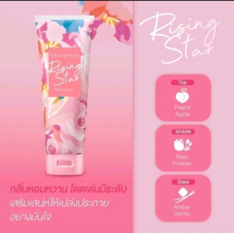 โลชั่นน้ำหอม Cute Press Perfumed Body Lotion โลชั่น คิวท์เพลสตัวหอมกลิ่นหอมหวานโดนเด่น250g(รับ14750แต้ม)