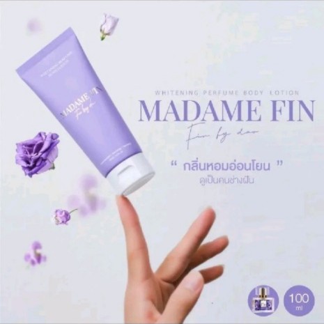 โลชั่นมาดามฟิน คลาสสิค 100ml. กลิ่น เดียวกับน้ำหอม ของแท้100% Madame Fin Lotion มอยส์เจอร์ไรเซอร์ ผิว Moisturizing ส้ม ความชุ่มชื้น ผิวเนียน(รับ12250แต้ม)